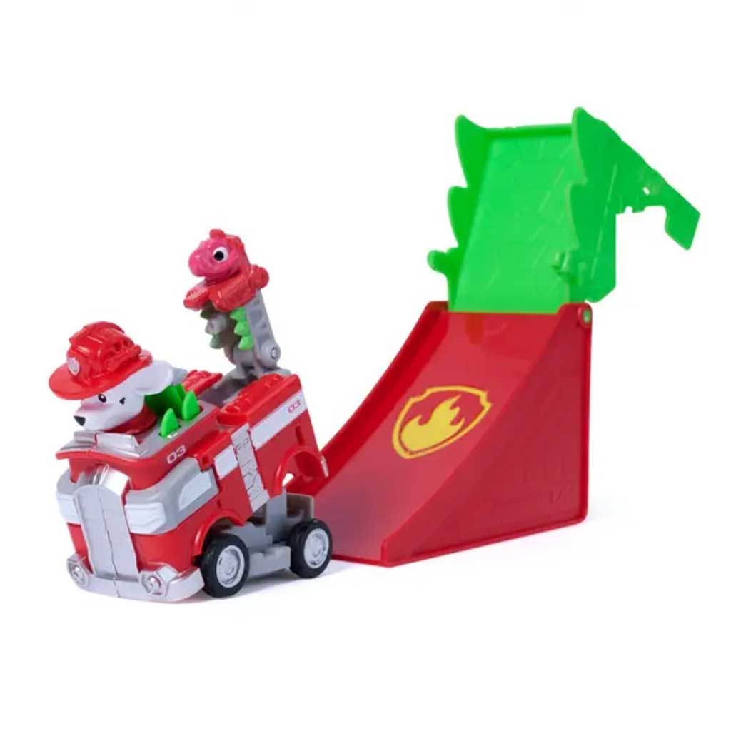 Paw Patrol Dino Movie - Przewracające się akrobatyczne pojazdy Marshalla - Spin Master zdjęcie 3