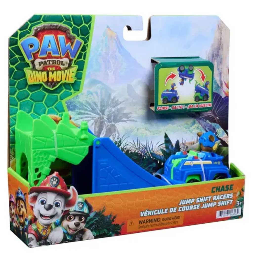 Paw Patrol Dino Movie - Przewracający się akrobatyczny pojazd Chase - Spin Master zdjęcie 1