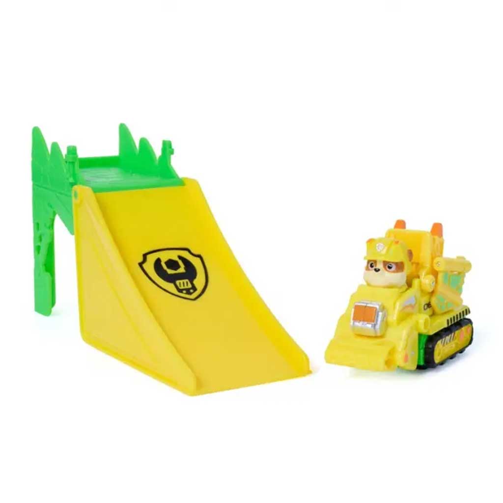 Paw Patrol Dino Movie - Przewracający się akrobatyczny pojazd Rubble - Spin Master zdjęcie 3