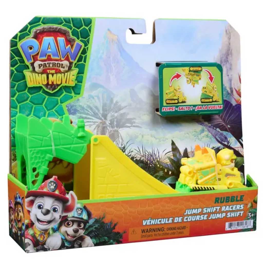 Paw Patrol Dino Movie - Przewracający się akrobatyczny pojazd Rubble - Spin Master zdjęcie 1