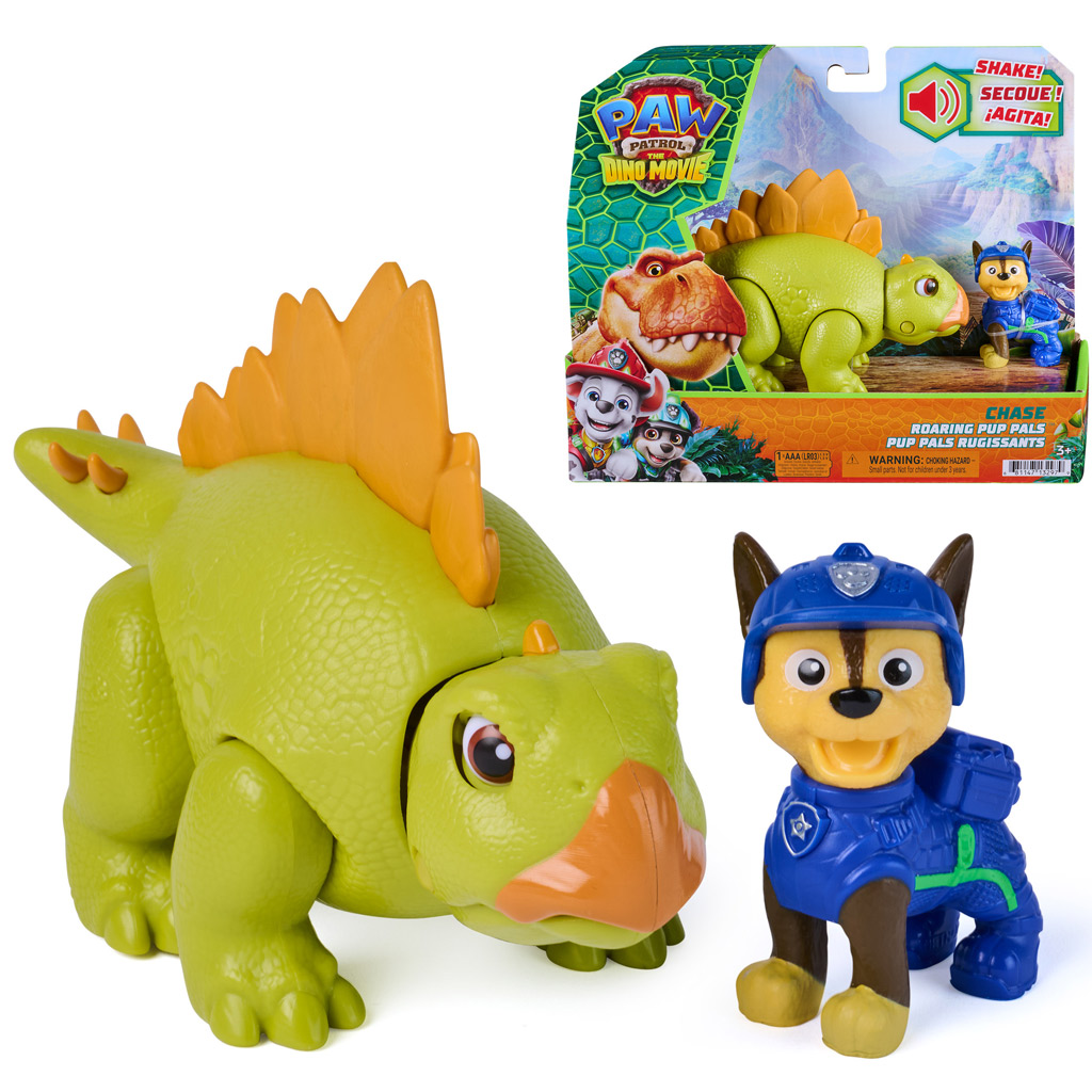 Paw Patrol Film Dino: Głośny przyjaciel z figurką Chase - Spin Master zdjęcie 1