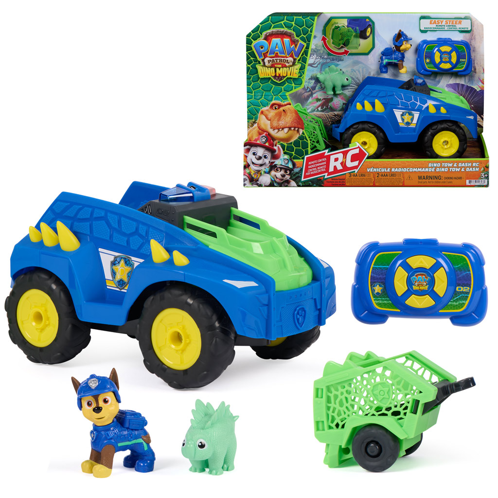 Paw Patrol Film Dino: RC Chase zdalnie sterowany dinozaur - Spin Master zdjęcie 1