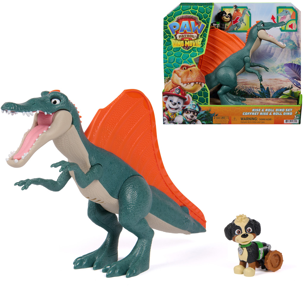 Paw Patrol Film Dino: Zestaw z figurką Rexa - Spin Master zdjęcie 1