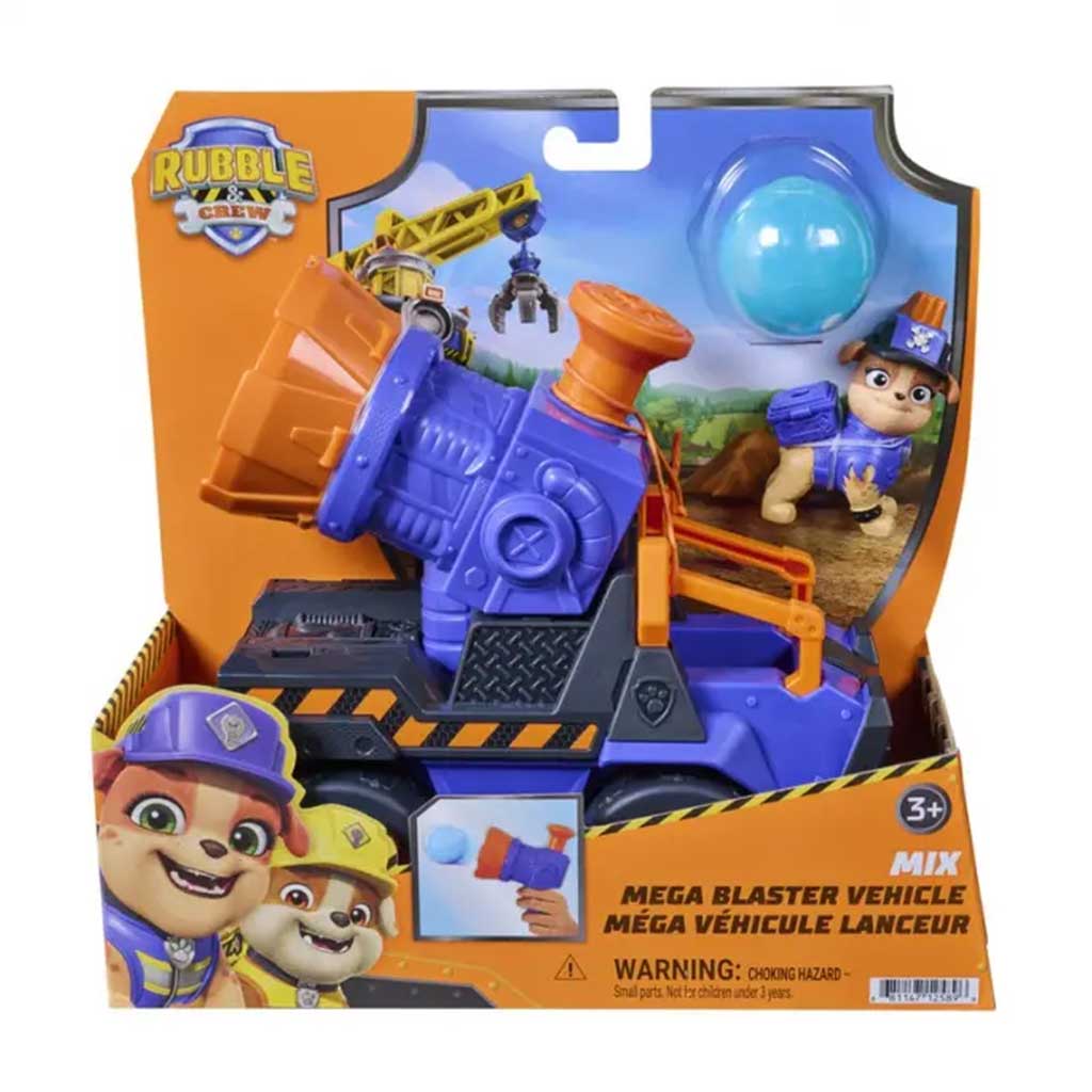Paw Patrol Rubble i jego zespół Zestaw z pojazdem wyrzutni - Spin Master zdjęcie 1