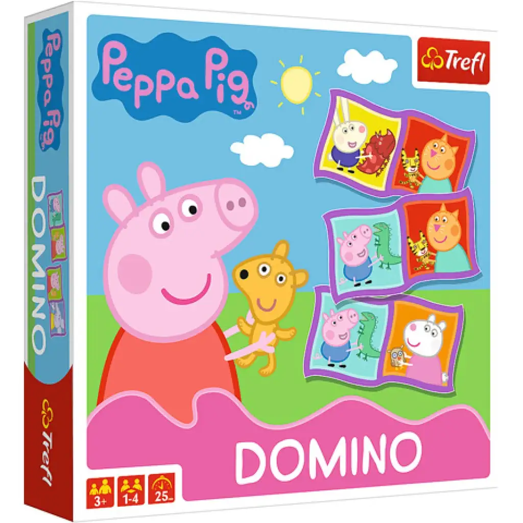Peppa Świnka domino - Trefl zdjęcie 1