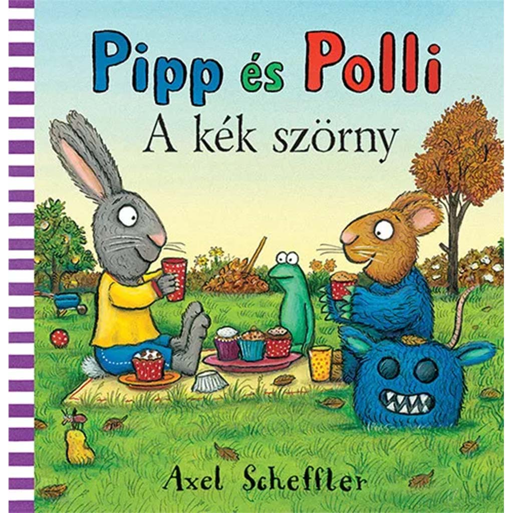 Pip i Pszczółka: Książka z bajką o niebieskim potworze – Pagony zdjęcie 1