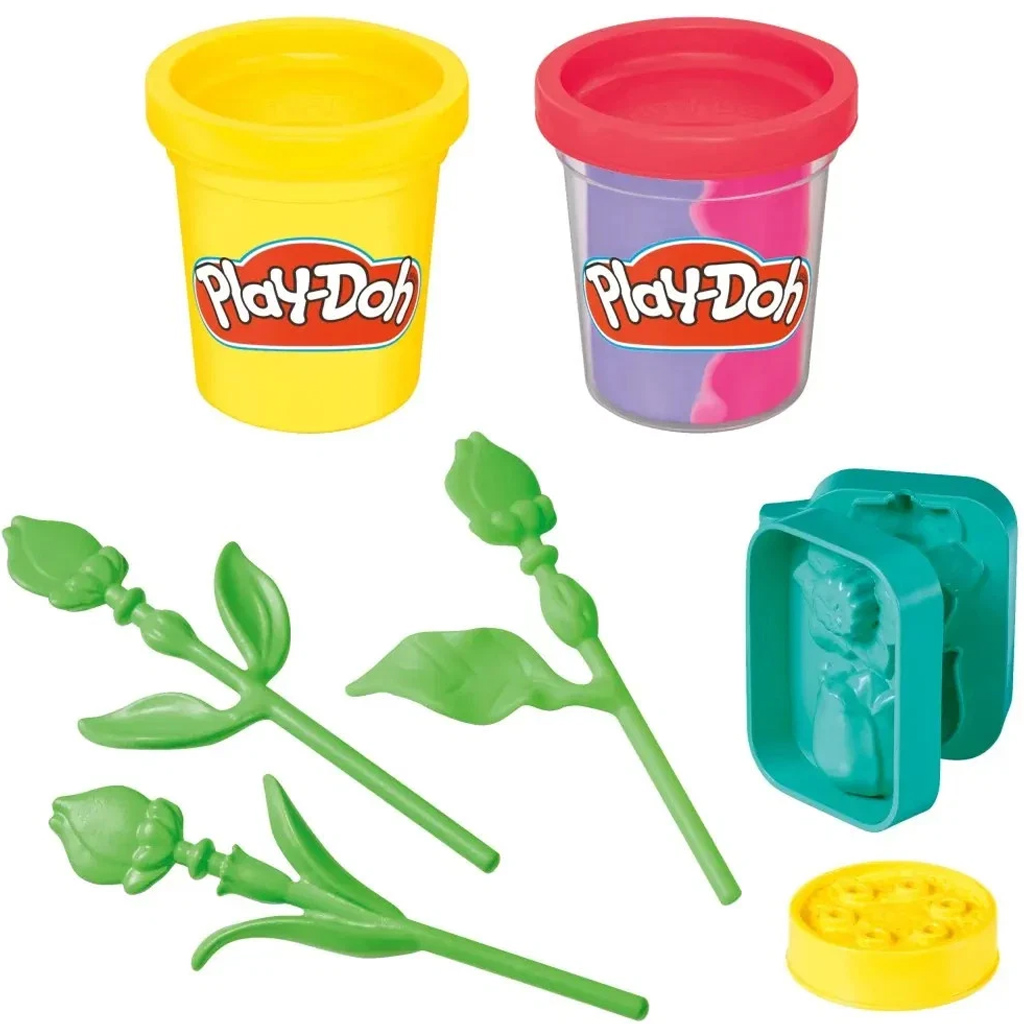 Play-Doh: Małe kwiaty - Zestaw plastelinowy Tulipan i narcyz - Hasbro zdjęcie 3