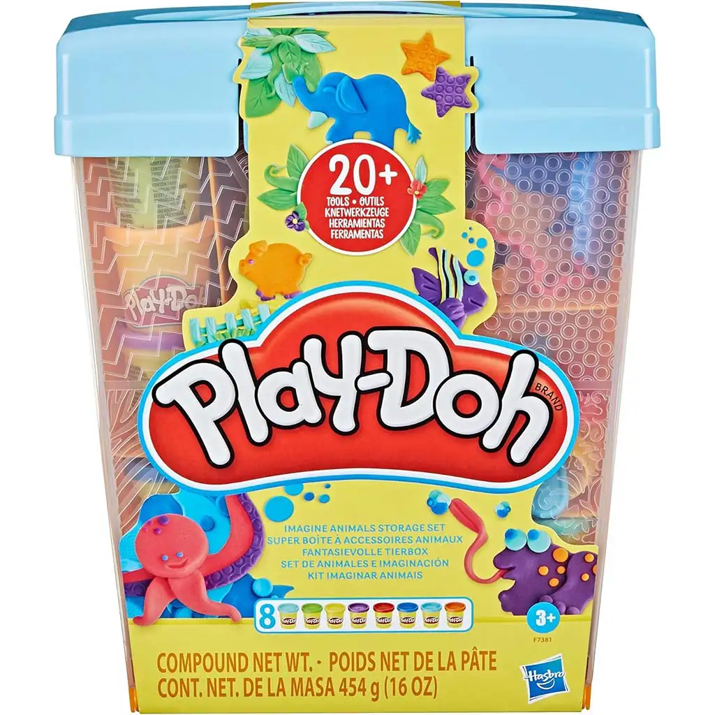Play-Doh: Zestaw do formowania zwierząt 8 sztuk plasteliny - Hasbro zdjęcie 1