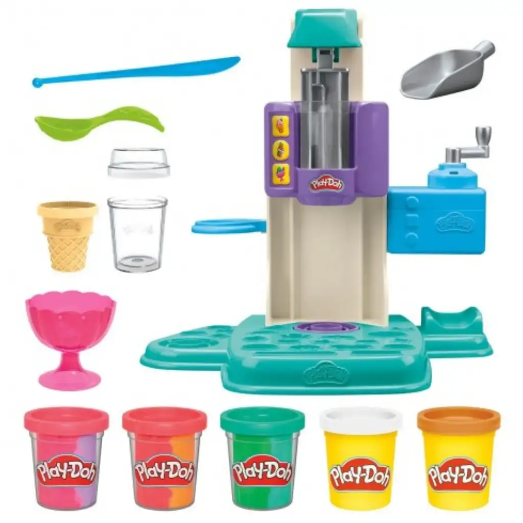 Play-Doh: Zestaw do robienia lodów z tęczowym wkrętem - Hasbro zdjęcie 2