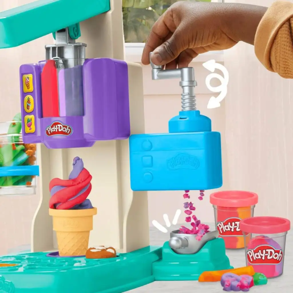 Play-Doh: Zestaw do robienia lodów z tęczowym wkrętem - Hasbro zdjęcie 3