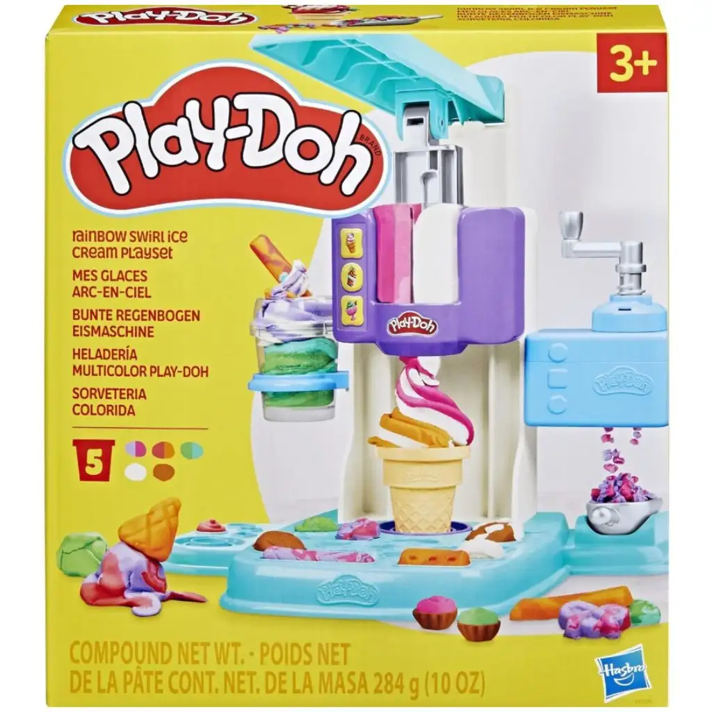 Play-Doh: Zestaw do robienia lodów z tęczowym wkrętem - Hasbro zdjęcie 1
