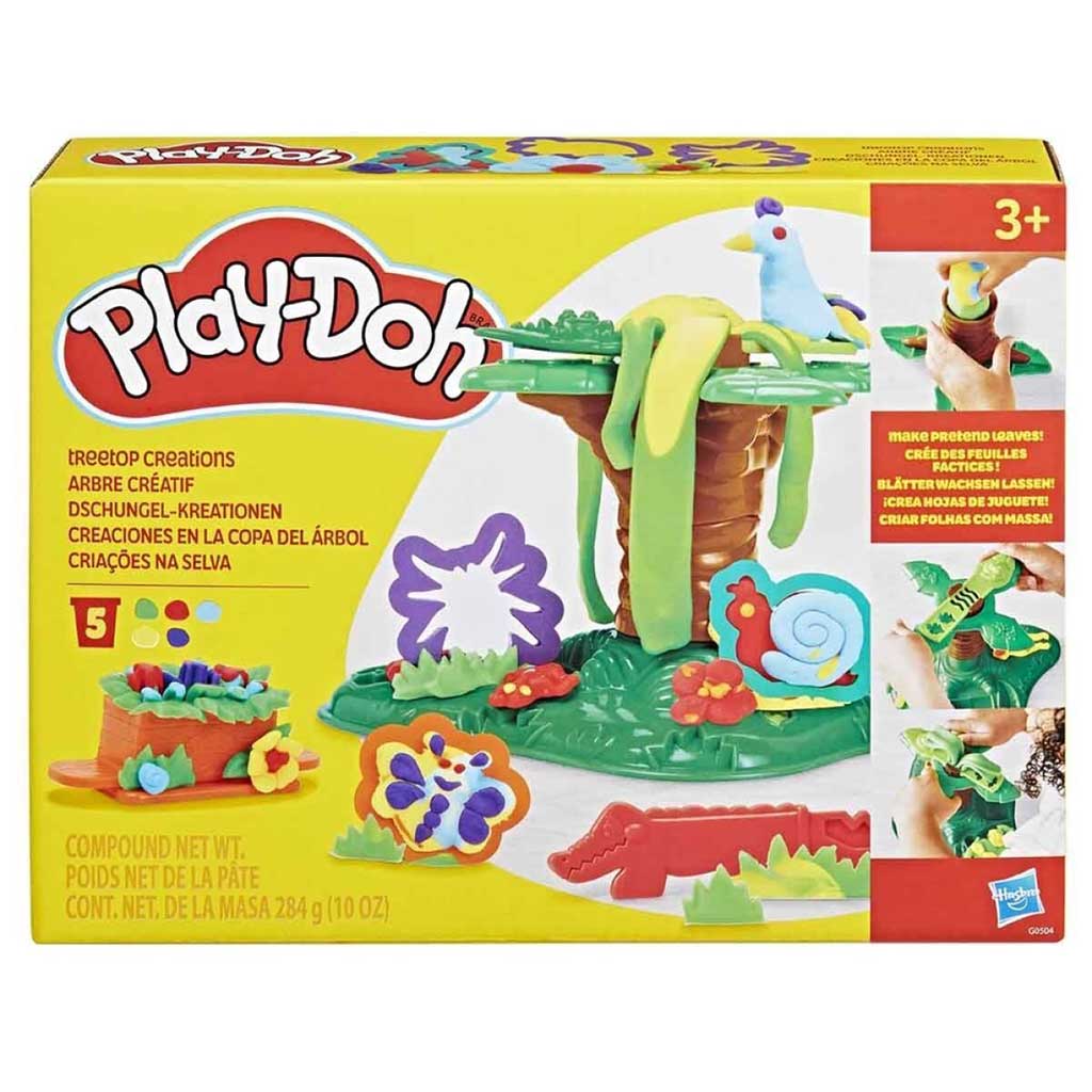 Play-Doh: Zestaw plasteliny Treetop creations 5 sztuk z pojemnikami i innymi akcesoriami - Hasbro zdjęcie 1