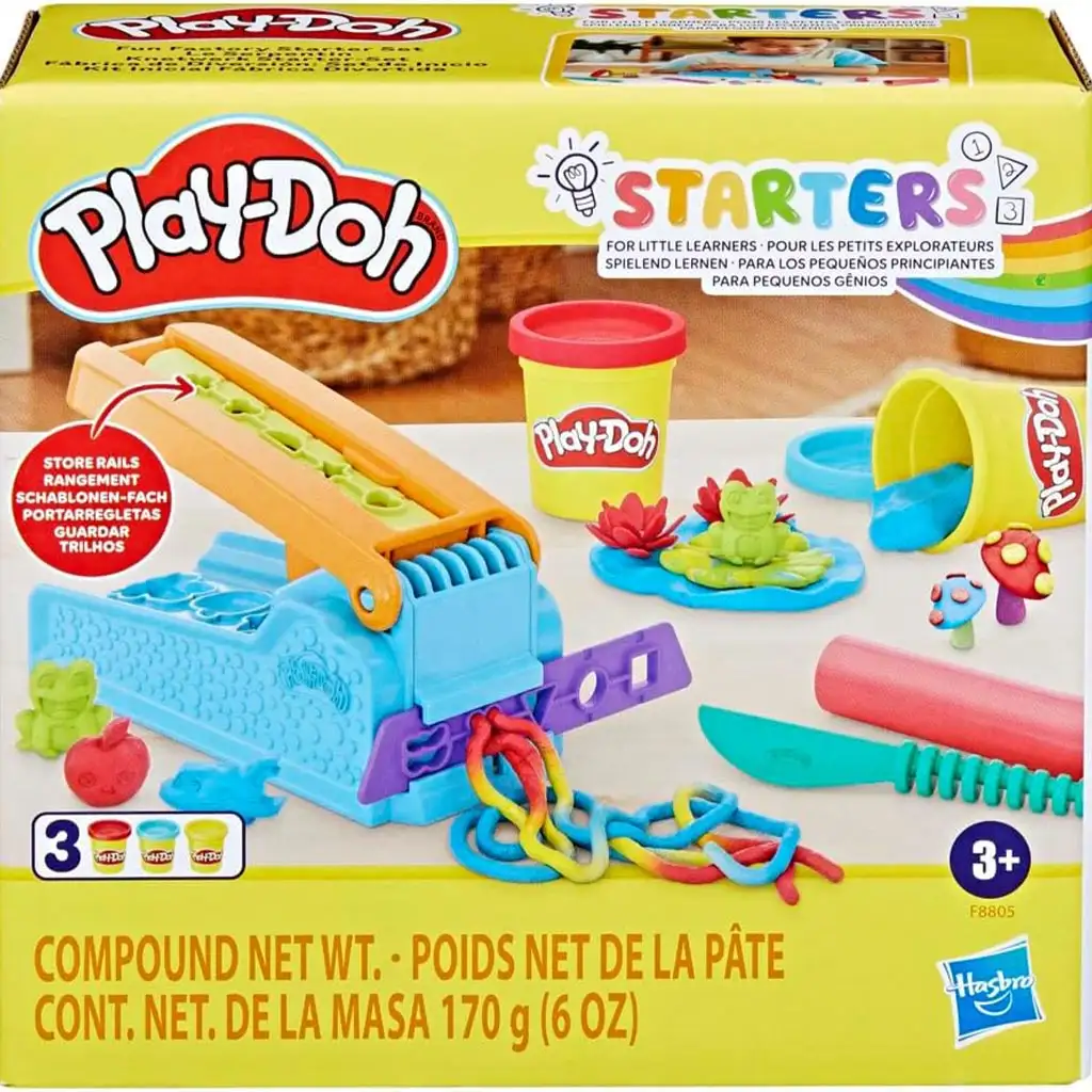 Play-Doh: Zestaw startowy Fun Factory 3 pojemniki z plasteliną 170g zdjęcie 1