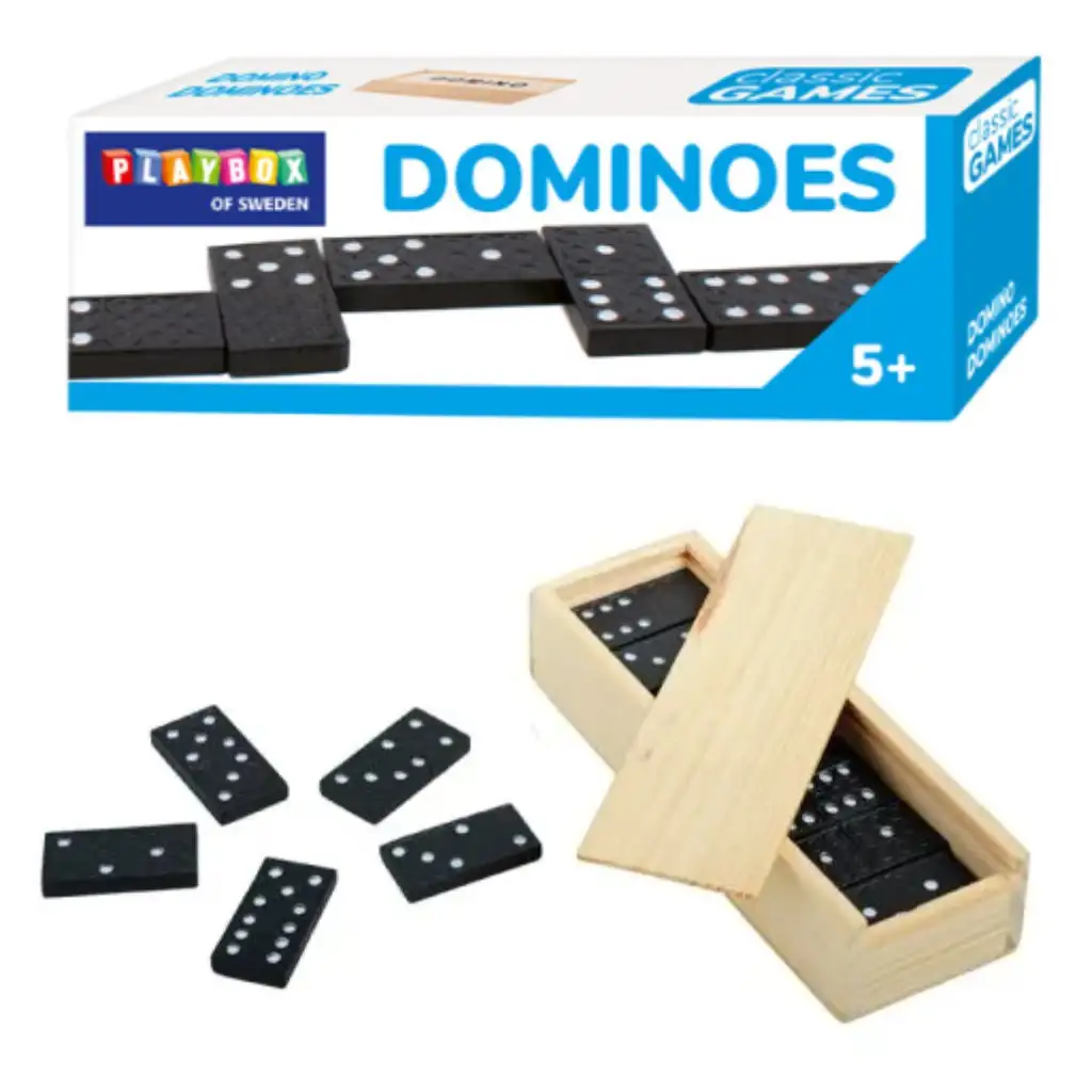 PlayBox: Domino drewniane w pudełku zdjęcie 1