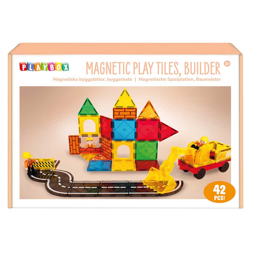 PlayBox: Magnesowa zabawka budowlana - Architektura zdjęcie 1