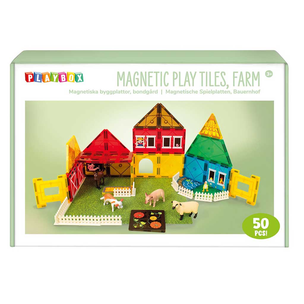 PlayBox: Magnetyczna gra konstrukcyjna - Farma zdjęcie 1