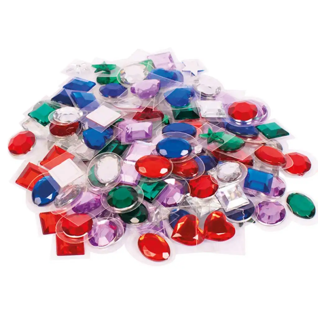PlayBox: Samoprzylepne kryształowe kamienie 150szt 10-14mm zdjęcie 2