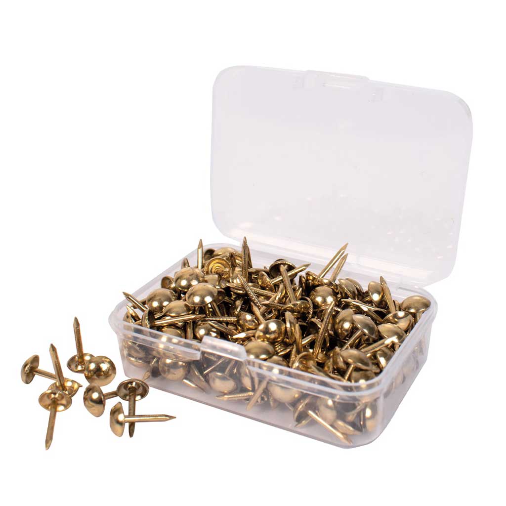 PlayBox: Zestaw 200 sztuk metalowych pinezek w pudełku zdjęcie 1