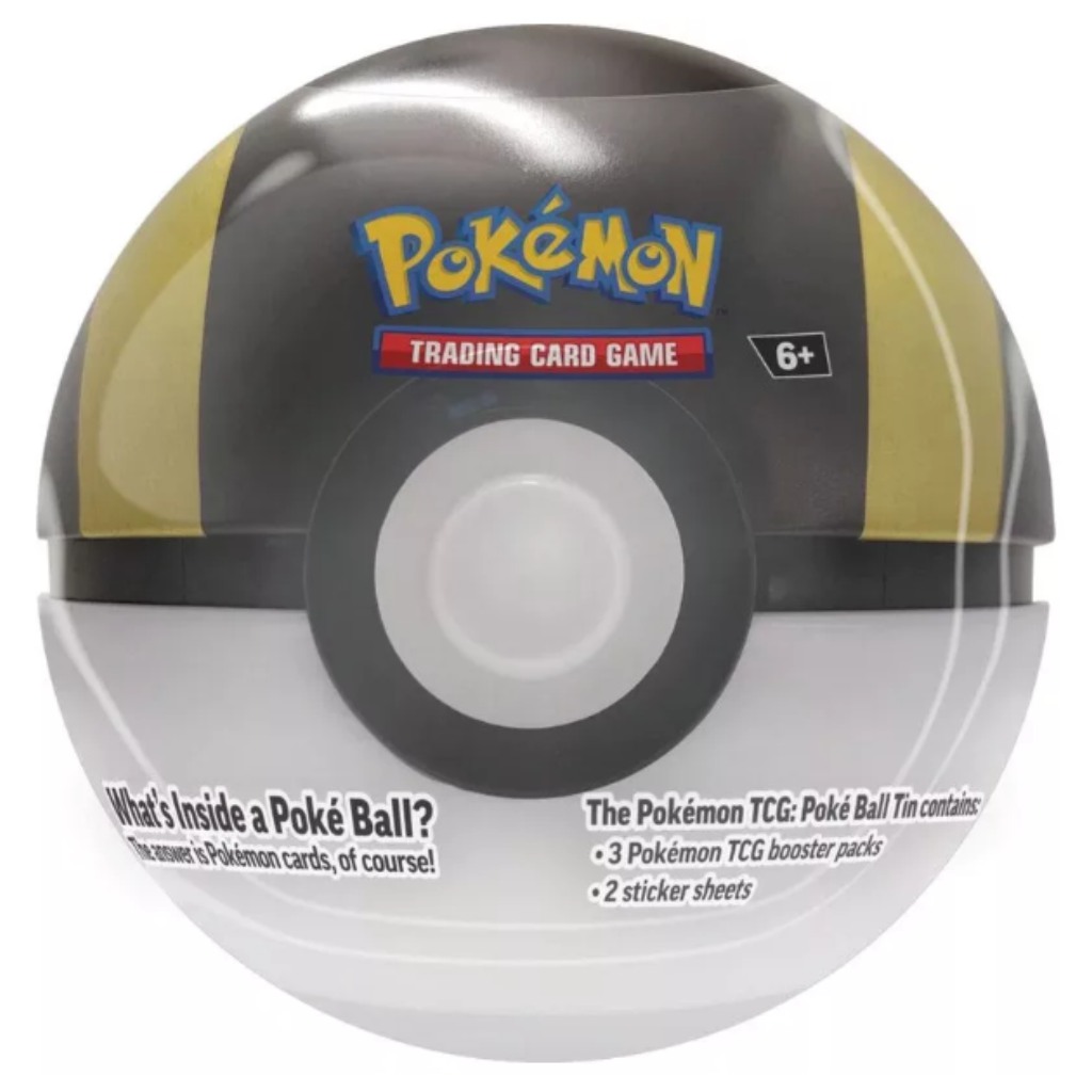 Pokémon TCG 2024 Poké Ball Tin – Metalowa puszka w kształcie Pokéballa z 3 boosterami w różnych wersjach zdjęcie 2