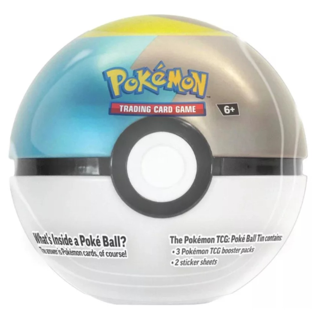 Pokémon TCG 2024 Poké Ball Tin – Metalowa puszka w kształcie Pokéballa z 3 boosterami w różnych wersjach zdjęcie 4