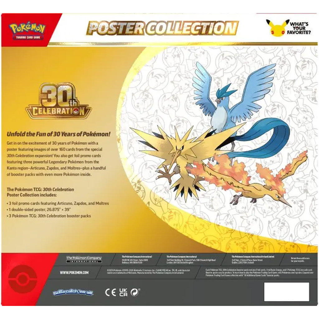 Pokémon TCG: 30. Kolekcja Plakatów – plakat i karty promocyjne + zestawy booster zdjęcie 2