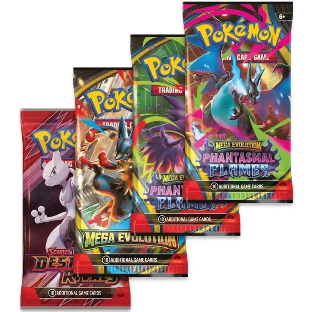 Pokémon TCG: Mega Charizard Tin zestaw kart w metalowej puszce w dwóch wersjach 1szt zdjęcie 3
