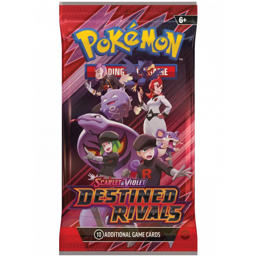 Pokémon TCG: Scarlet & Violet - Destined Rivals Booster pakiet kart w języku angielskim zdjęcie 1