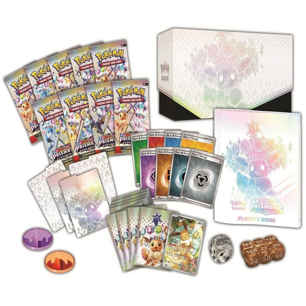 Pokémon TCG: SV8.5 Prismatic Evolutions Elite Trainer Box z 9 boosterami zdjęcie 2