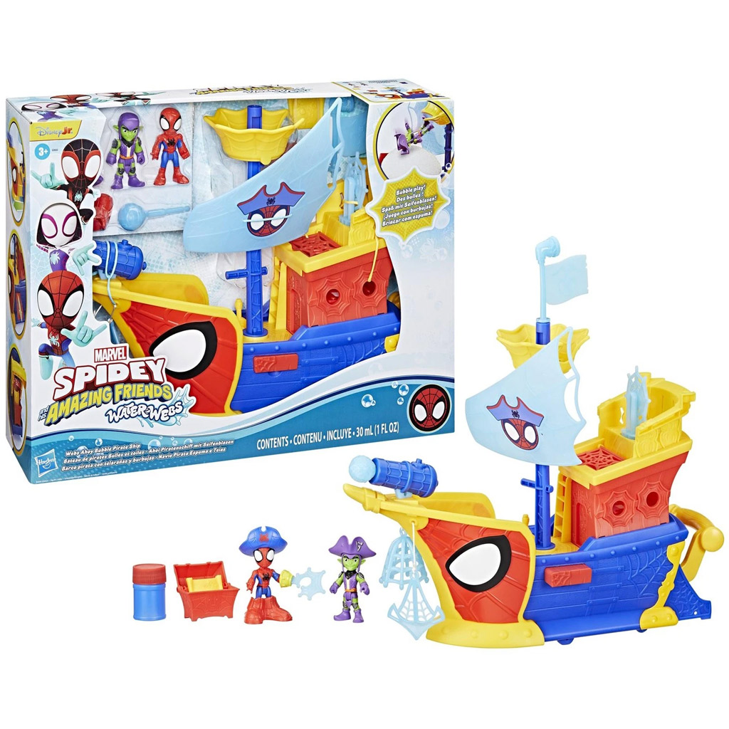 Póki i jego cudowni przyjaciele Waterwebs : Zestaw zabawkowy Póki statek piracki - Hasbro zdjęcie 1