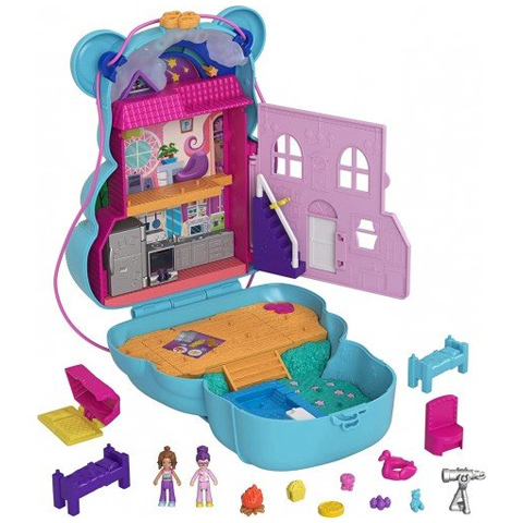 Polly Pocket: Zestaw zabawek z torbą misia Teddy z akcesoriami zdjęcie 3