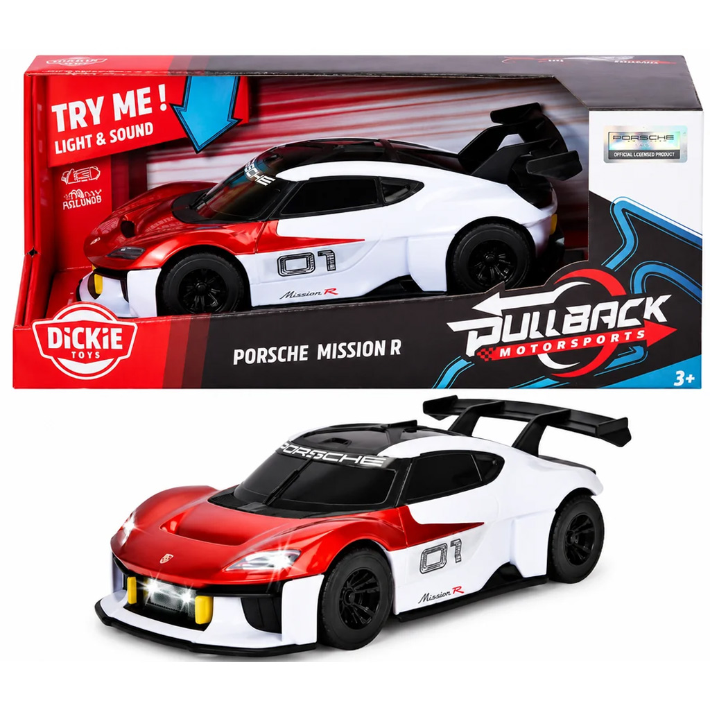 Porsche Mission R samochód z światłem i dźwiękiem - Dickie Toys zdjęcie 1