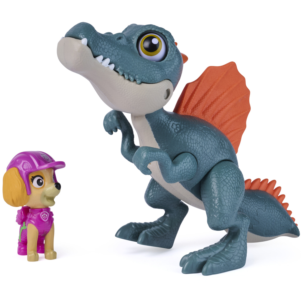 Psi Patrol Film Dino: Krzyczący przyjaciel z figurką Skye - Spin Master zdjęcie 2