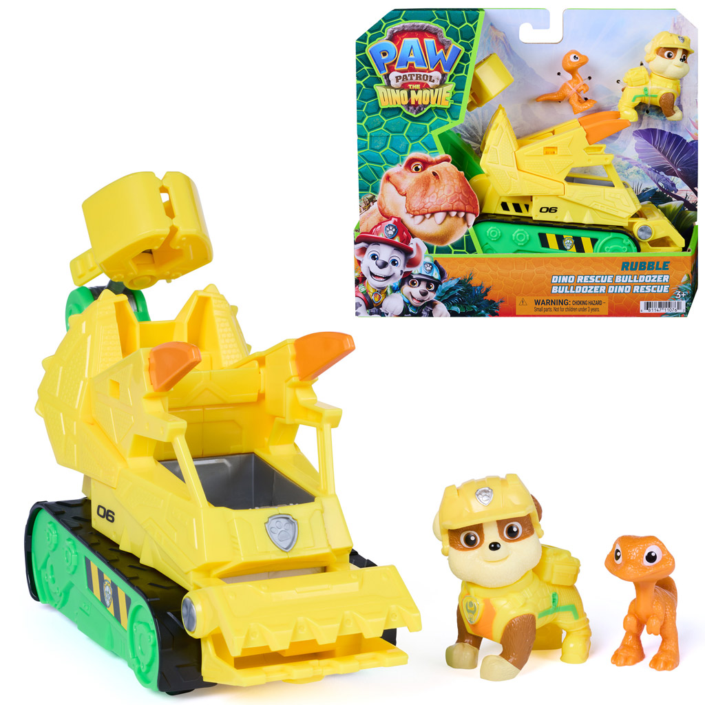Psi Patrol Film Dino: Pojazd Rubble - Spin Master zdjęcie 1