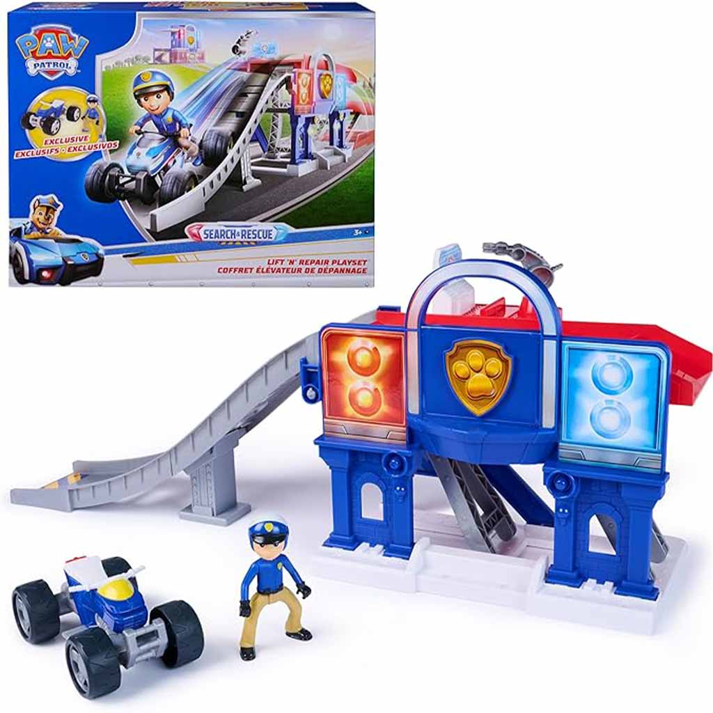 Paw Patrol: Zestaw do zabawy z dźwigiem i naprawą - Spin Master zdjęcie 1