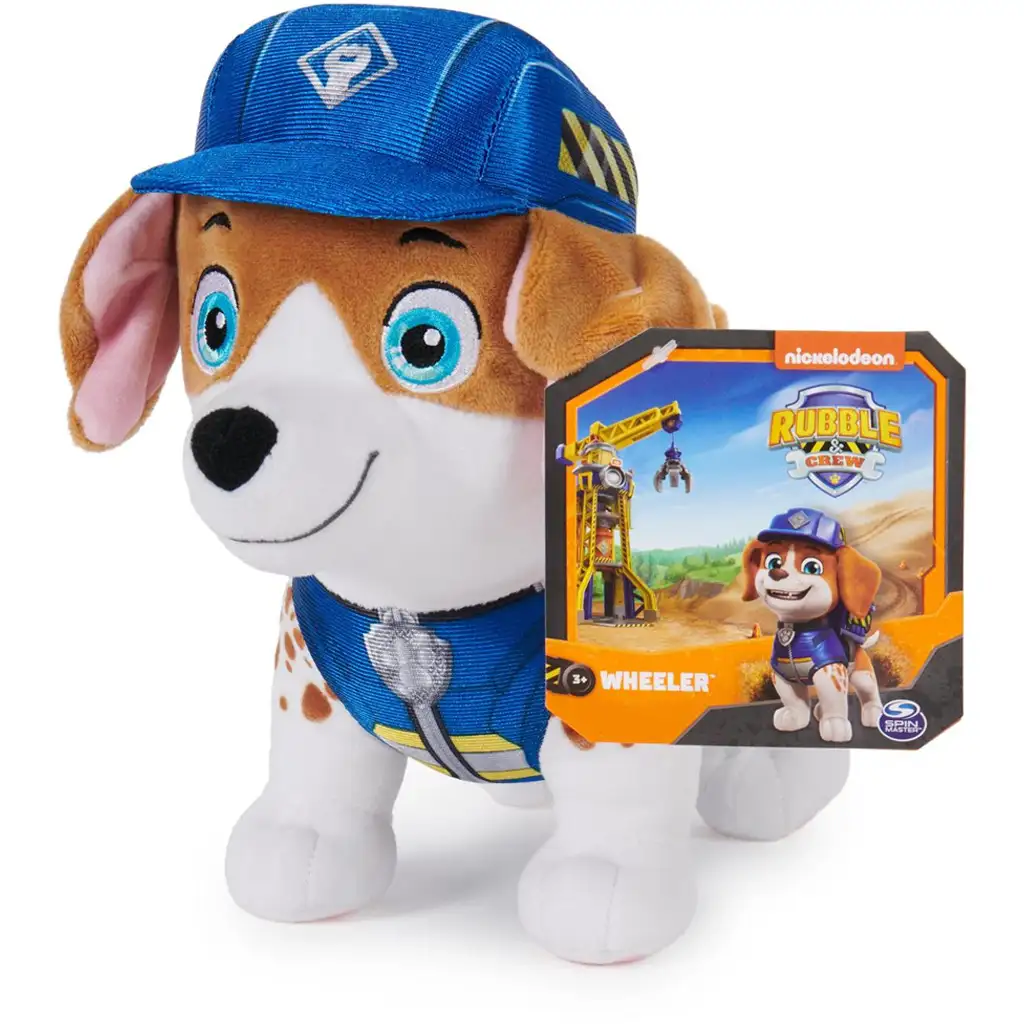 Psi Patrol: Rubble i jego zespół pluszowy 19cm - Spin Master zdjęcie 1