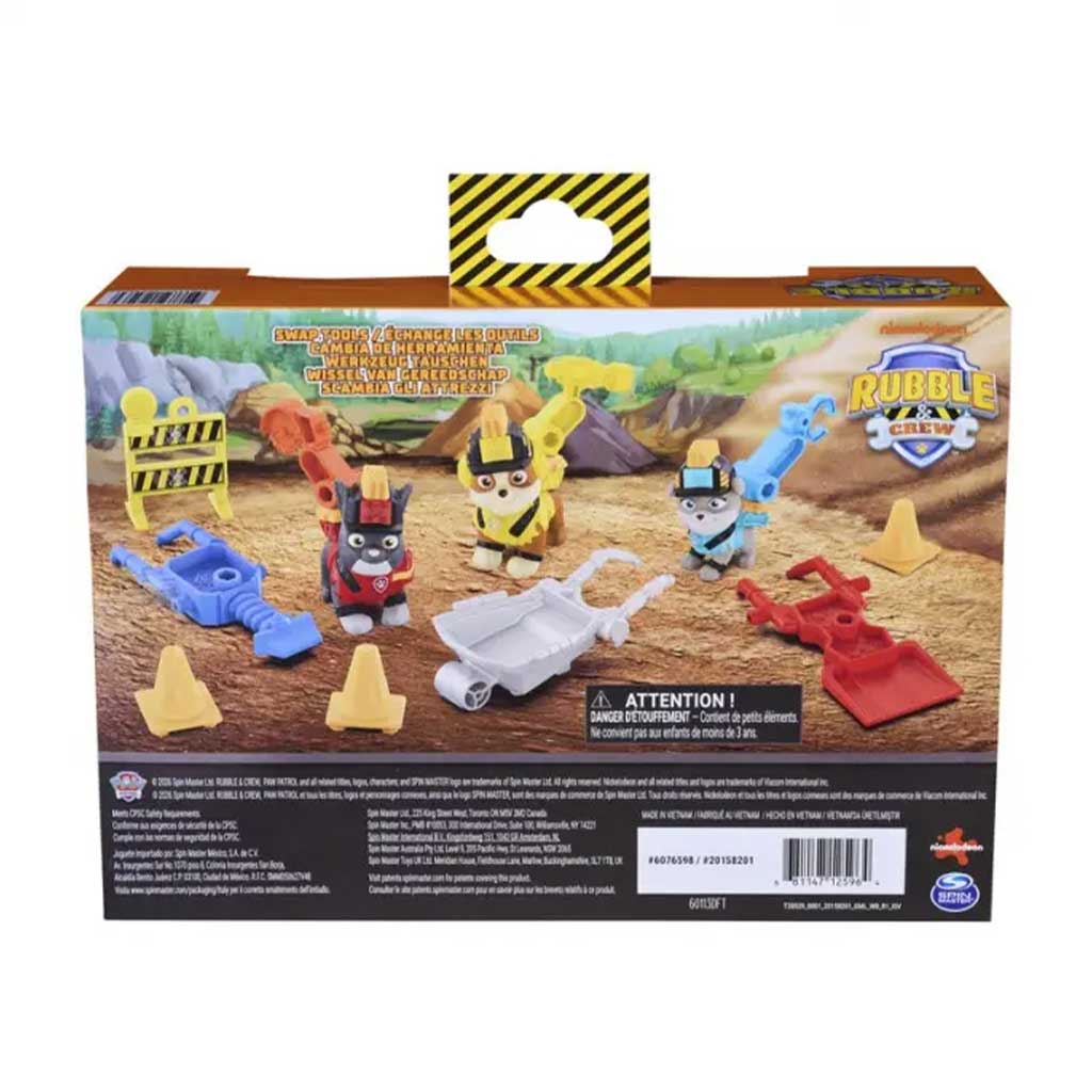 Psi Patrol Rubble i jego zespół Złom figura zestaw zabawkowy - Spin Master zdjęcie 2