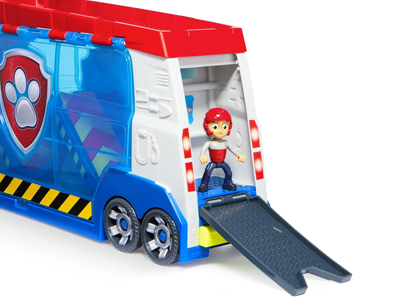 Psi Patrol: Samochód transportowy z dźwiękiem z figurką Rydera i pojazdem - Spin Master zdjęcie 6