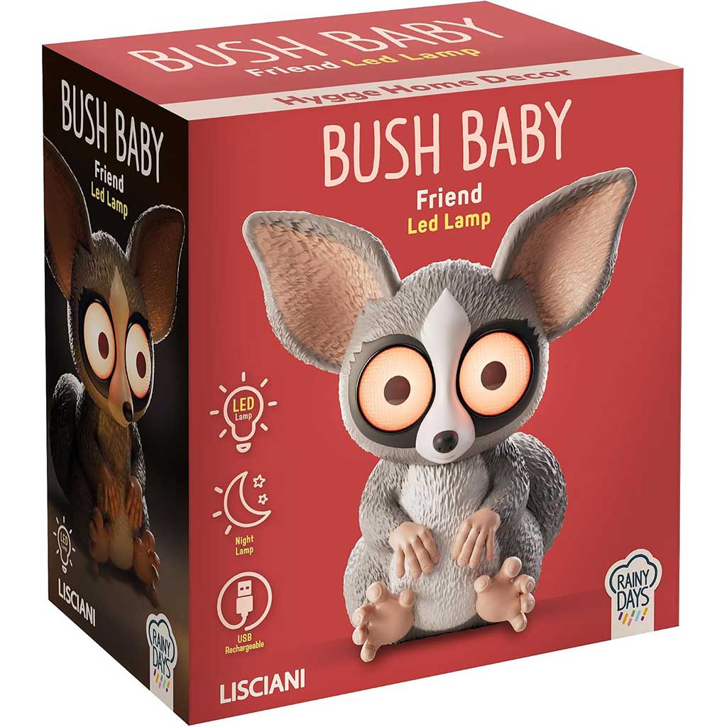 Rainy Days Bush Baby lampa nocna LED - Lisciani zdjęcie 1