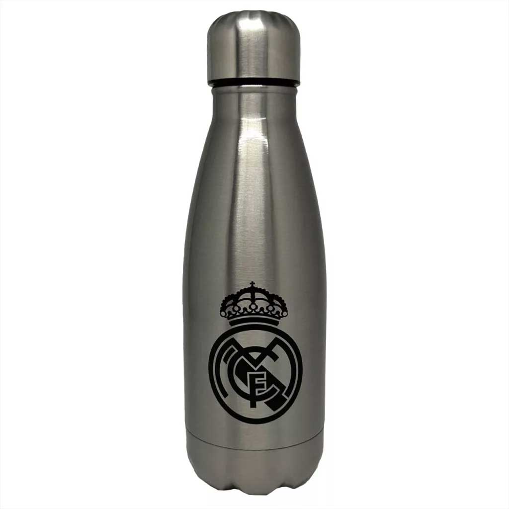 Real Madrid Bidon ze stali nierdzewnej w kolorze srebrnym 550ml zdjęcie 1