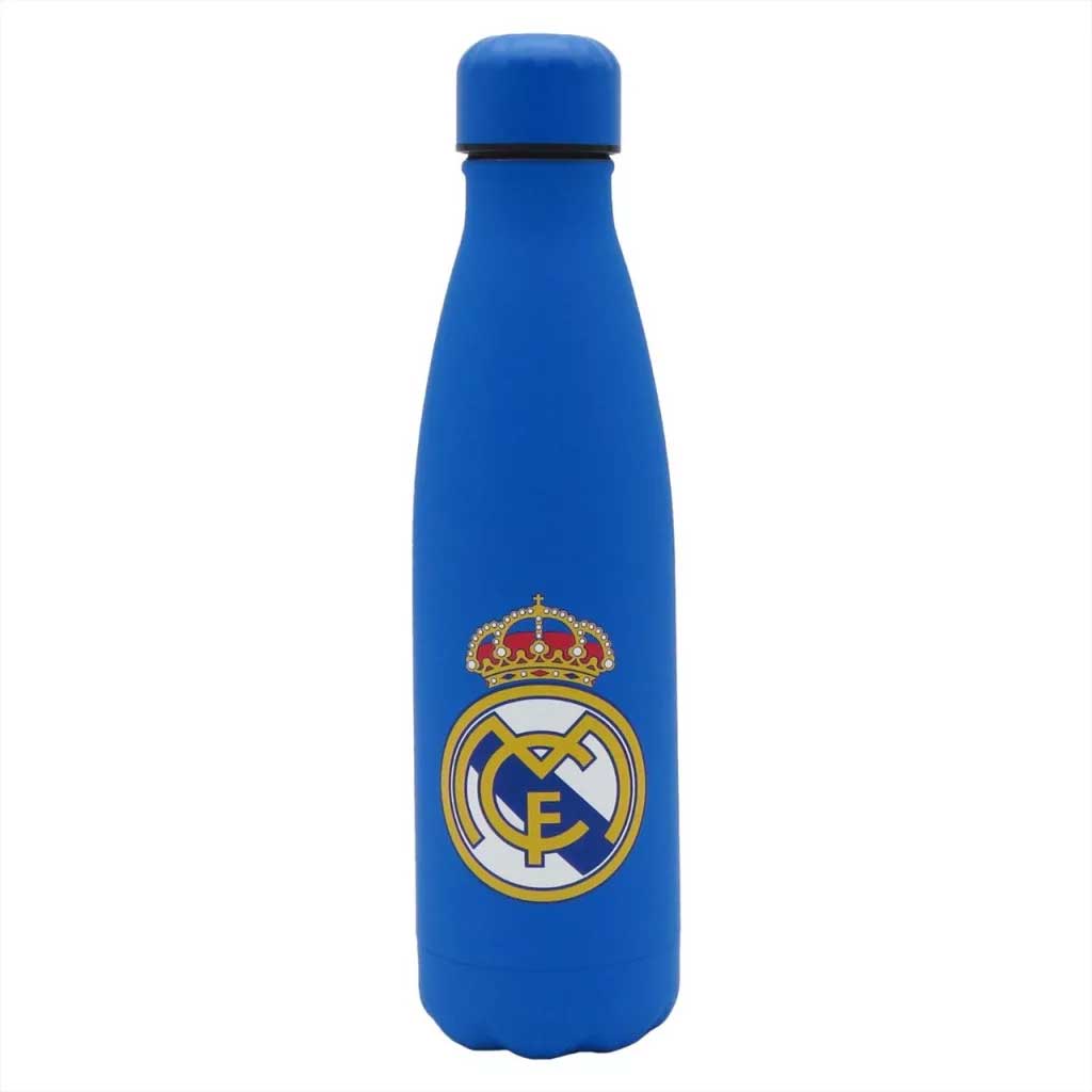 Real Madrid Stal nierdzewna podwójna ściana niebieska stalowa butelka 500ml zdjęcie 1