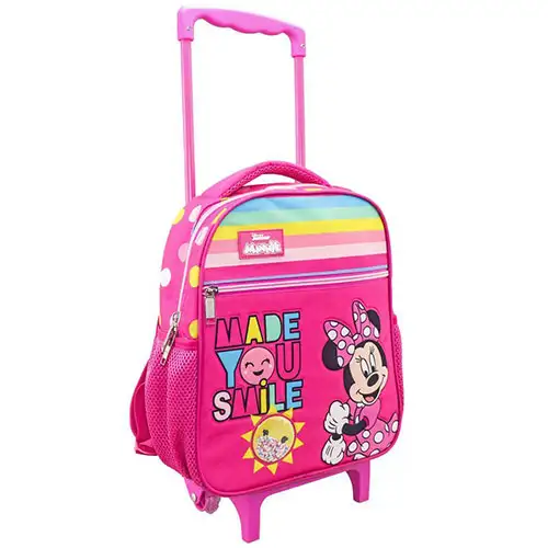 Różowy plecak przedszkolny Minnie Mysz 27x10x31cm zdjęcie 1