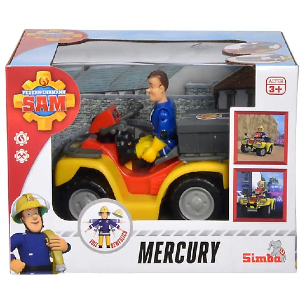 Sam strażak: Mercury quad z figurką - Simba Toys zdjęcie 2