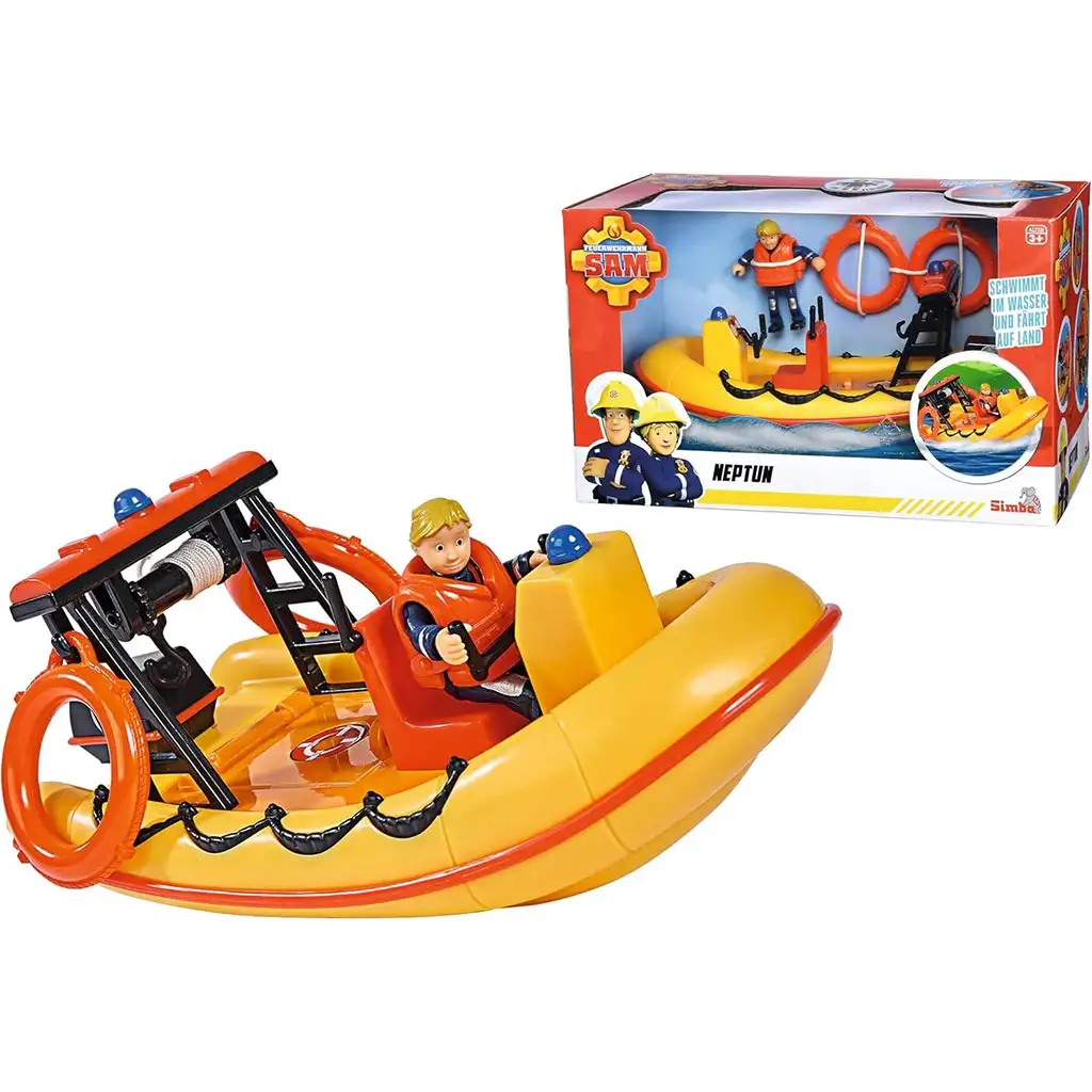 Sam strażak: motorówka Neptun z figurką Penny - Simba Toys zdjęcie 1