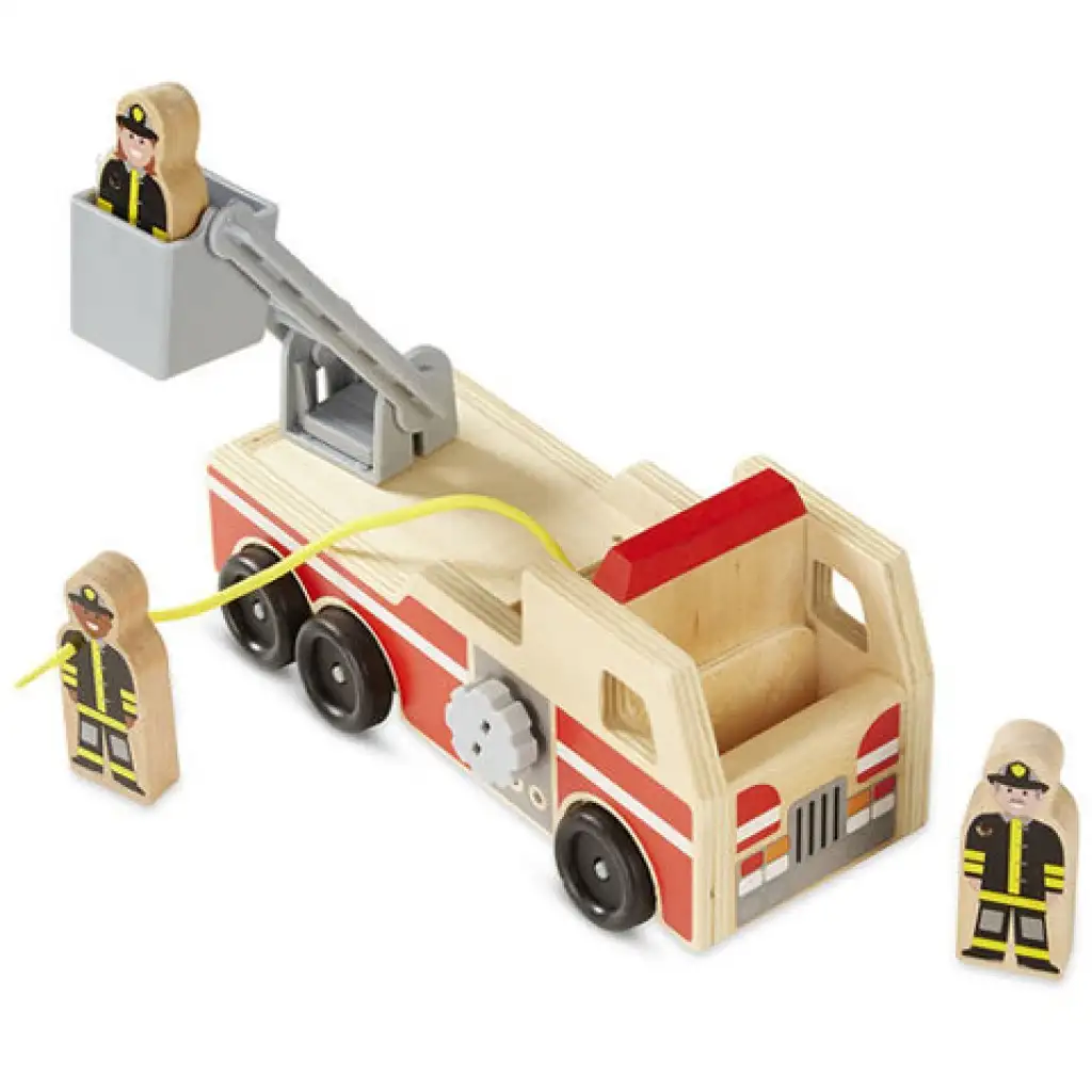 Drewniana drabinkowa straż pożarna - Melissa & Doug zdjęcie 2