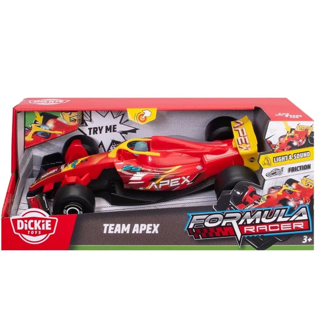 Samochód wyścigowy Formula Racer Team APEX z dźwiękiem i światłem - Dickie Toys zdjęcie 1