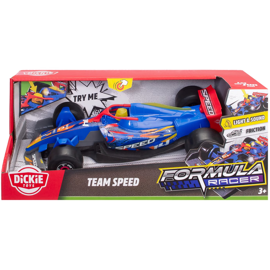 Samochód wyścigowy Formula Racer Team SPEED z dźwiękiem i światłem - Dickie Toys zdjęcie 1