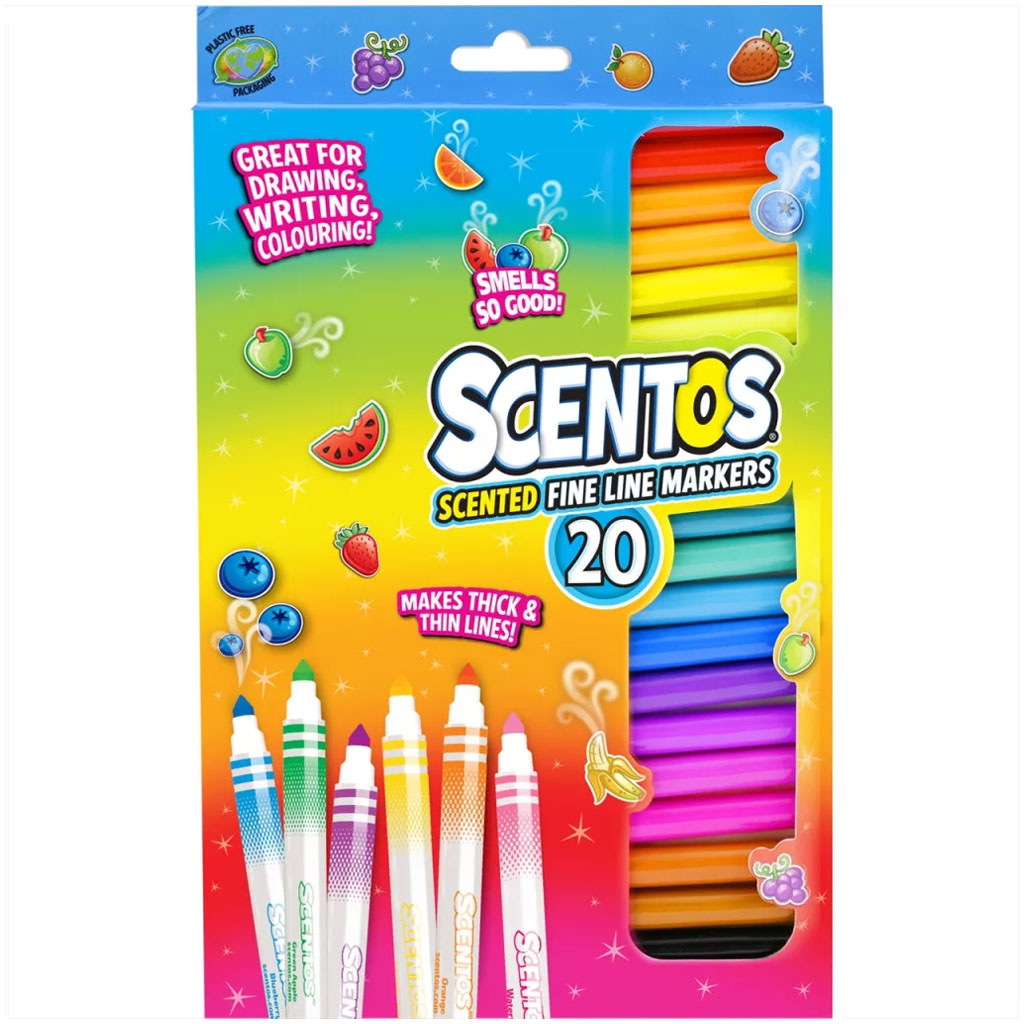 Scentos Aromatyczny, cienkowalowy marker, 20 szt. zdjęcie 1