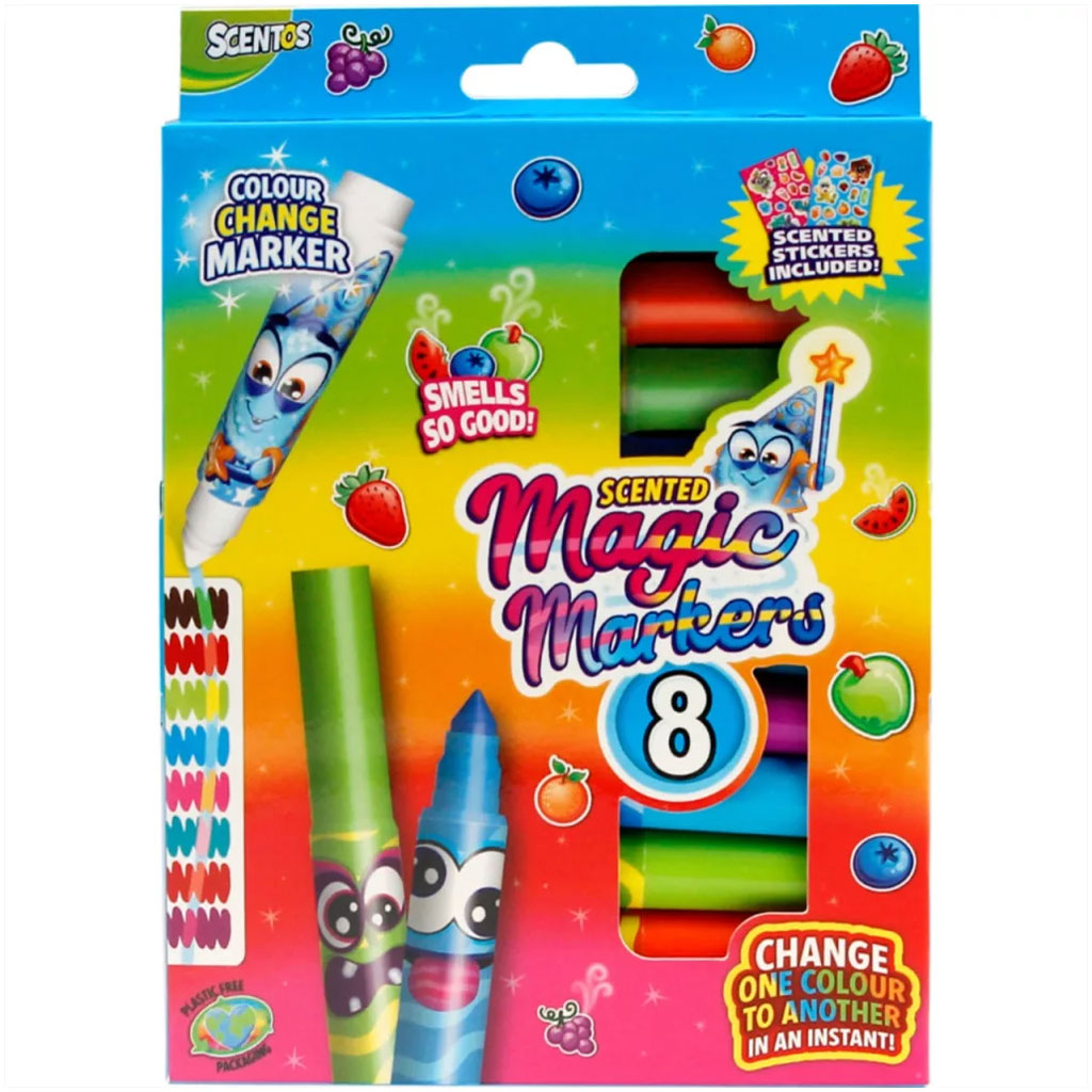 Scentos Aromatyczny, magiczny, zmieniający kolor marker - 8 sztuk zdjęcie 1