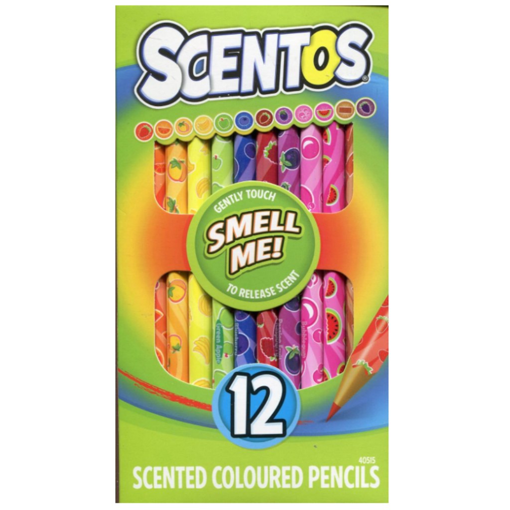 Scentos pachnące 12szt kolorowe kredki zdjęcie 1