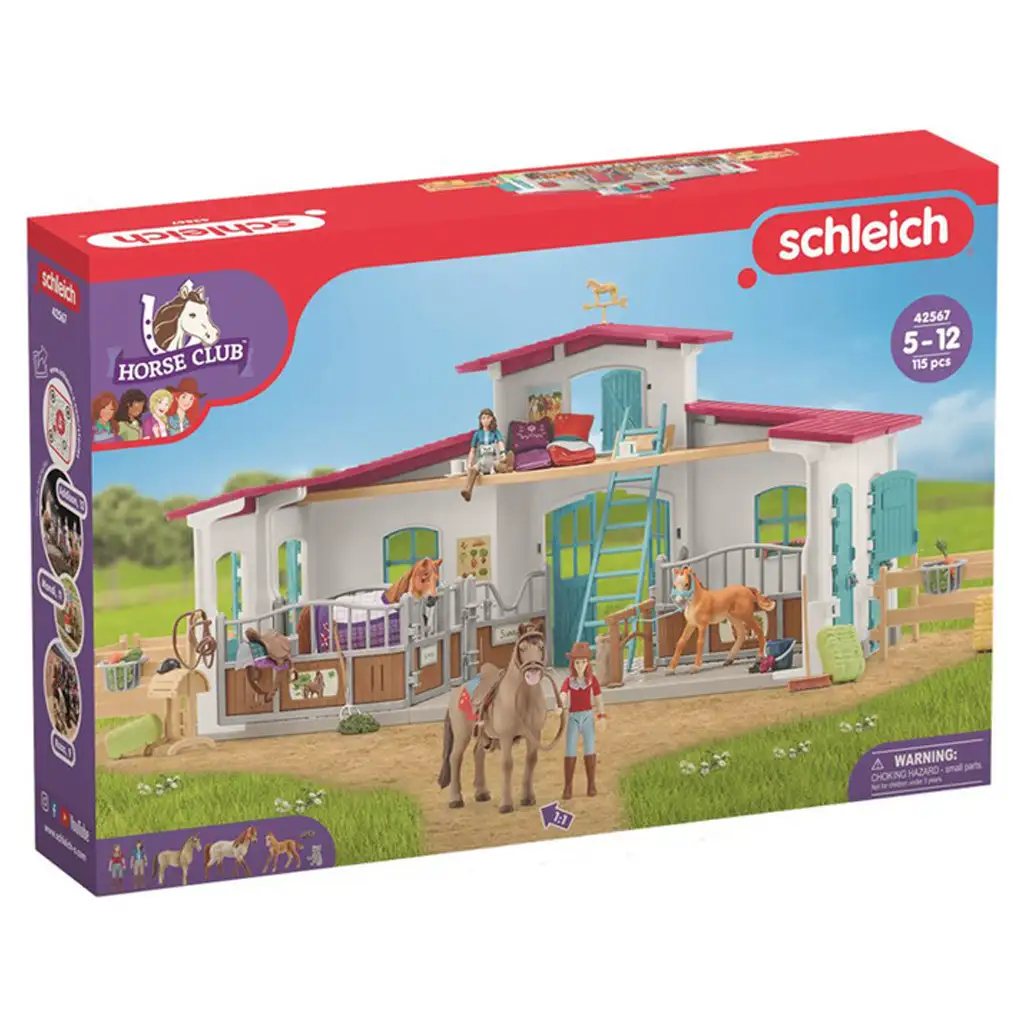Schleich: Horse Club - Zestaw do zabawy w centrum jeździeckim (42567) zdjęcie 1